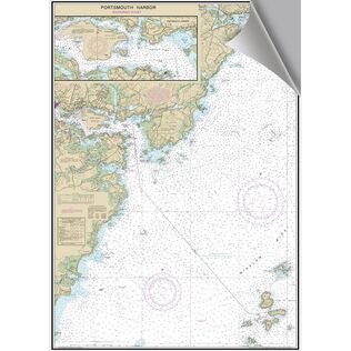 Portsmouth Harbor Decorative Nautical Chart