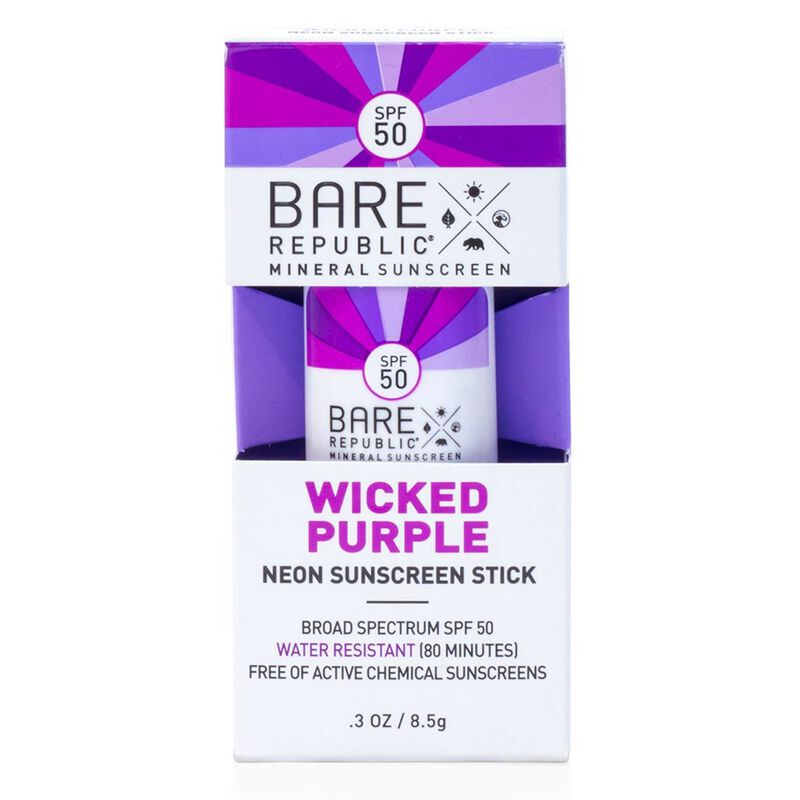Mineral SPF 50 Neon Wicked Purple Color Stick, .3oz. image number 0