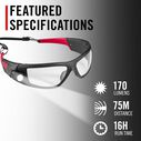 SPG500 Rechargeable Safety Glasses image number 1