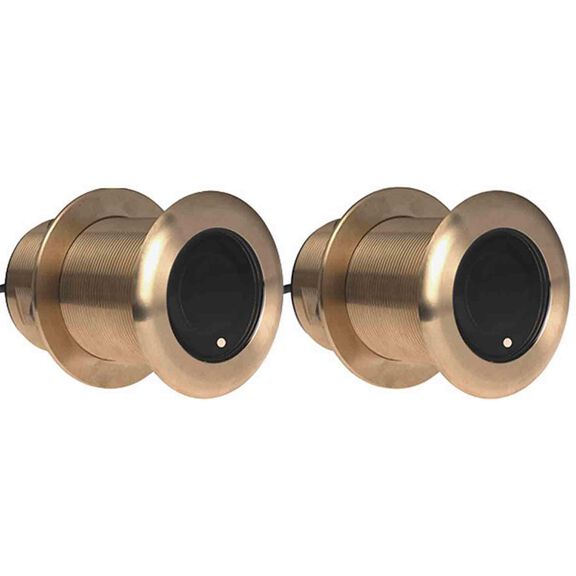 B75LM 0&deg; Tilt Thru-Hull Low/Medium CHIRP Transducer Pair image number 0