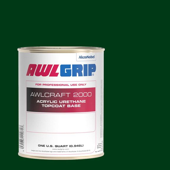 Awlcraft 2000 Acrylic Urethane High-Gloss Topcoat, Jade Mist Green, Quart image number 0