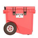 RollR 45 Quart Wheeled Hard Cooler with Telescopic Handle, Coral image number 2