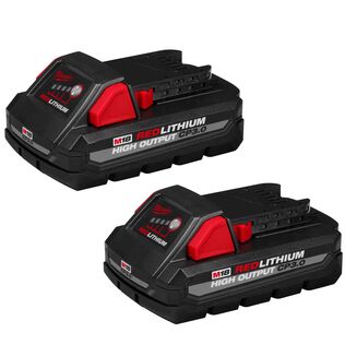 M18&trade; REDLITHIUM&trade; HIGH OUTPUT&trade; CP3.0 Battery, 2 Pack
