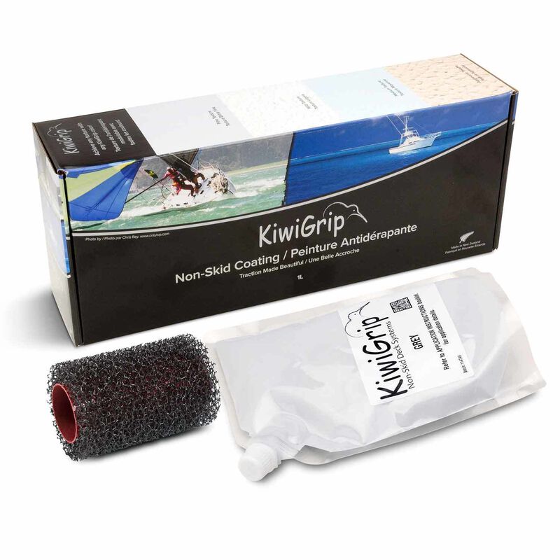 KIWIGRIP Nonskid Coating, Grey, Liter West Marine