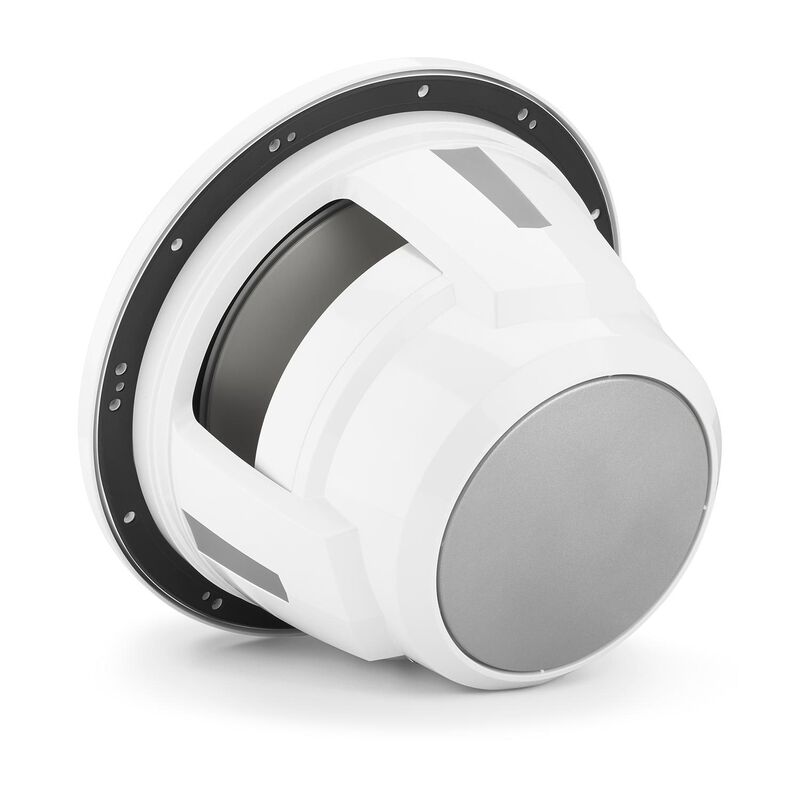 M7-12IB-S-GwGw-4 12" Marine Subwoofer Driver, Gloss White Trim Ring, Gloss White Sport Grille image number 5