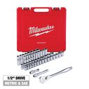 1/2" Socket Wrench Set (SAE & Metric), 47 Piece image number 0