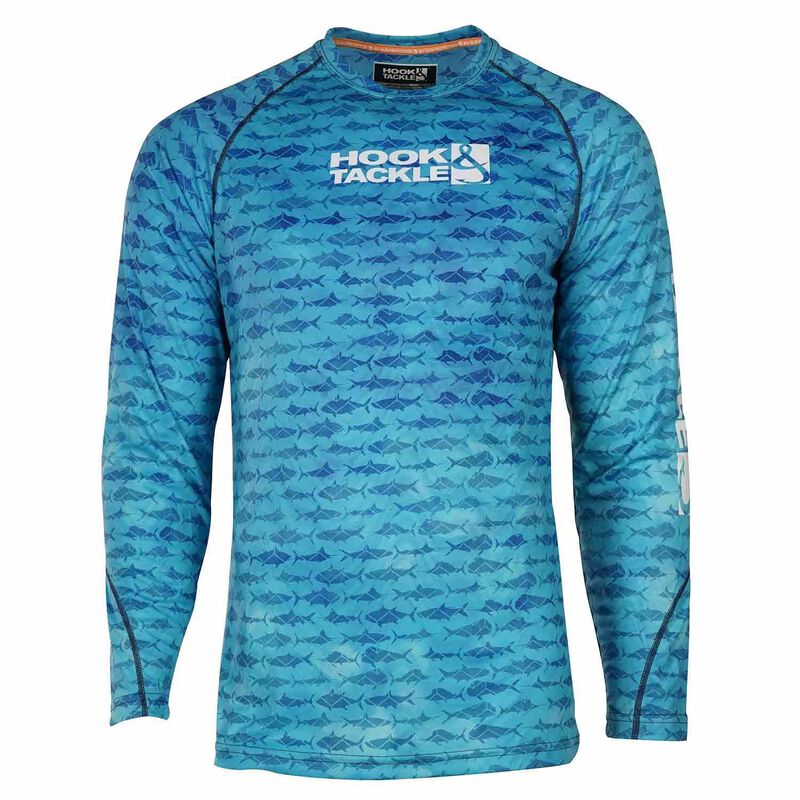 Men's Gamefish Camo Wicked Dry and Cool™ UV Fishing Shirt West Marine