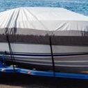 BoatGuard Eclipse Boat Cover for V-Hull Runabout Bow Rider (21'-23' x 102" Beam) image number 1