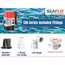 SEAFLO 13B Series 2000 GPH Automatic Bilge Pump 12V image number 5