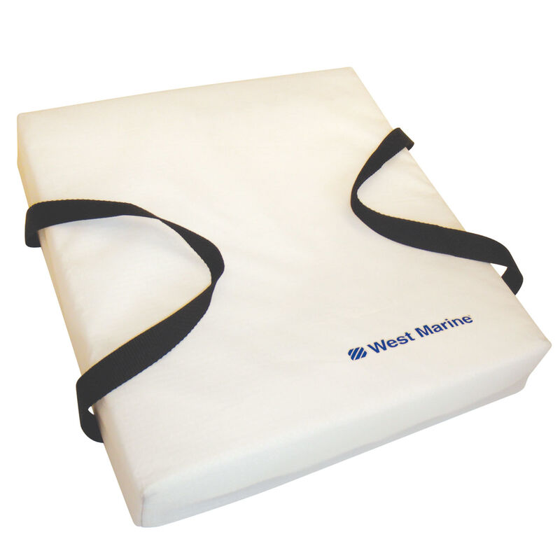 WEST MARINE Deluxe Flotation Cushion, White West Marine