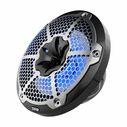 HYDRO 10" 2-Way Marine Speakers with Bullet Tweeter and Integrated RGB LED Lights, Carbon Fiber image number 1