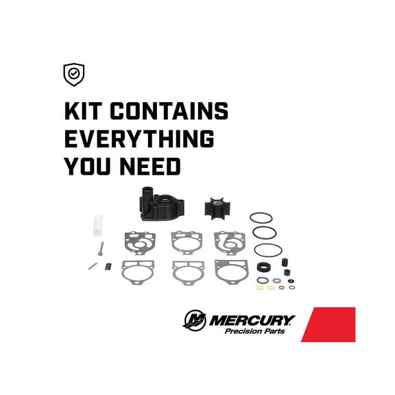 Mercury Water Pump Upper Repair Kit 96148T8 for Select Mercury and Mariner Outboards and MerCruiser Sterndrives image number 6