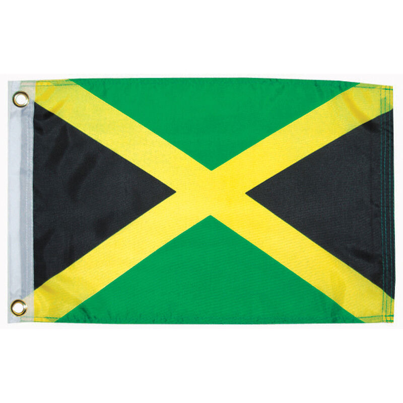Jamaica Courtesy Flag, 12" x 18" image number 0