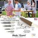 Blade Guard&reg;  4-Pack Knife Edge Protectors & Blade Covers, 4", 6", 8", 10", Yellow image number 5