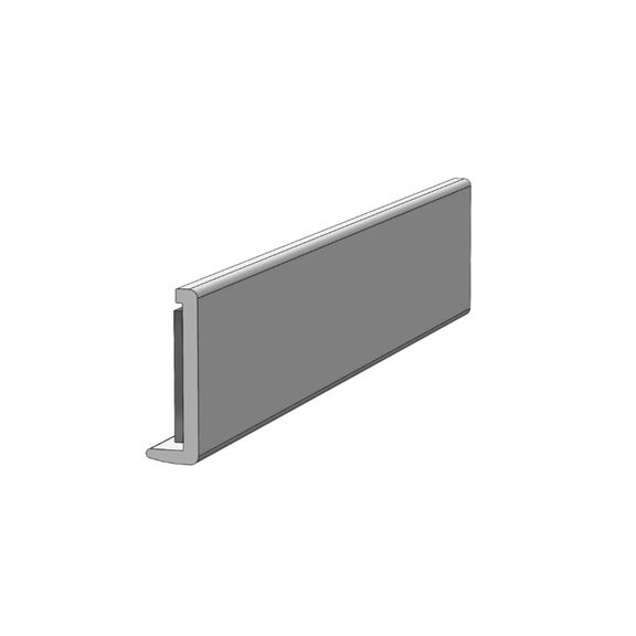 FLEXIBLE EDGE MOLDING, STRIP W/ TAPE WHITE 50&rsquo; image number 0