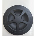 Round Shape Inspection Hatch - Black - 8 Inch image number 1