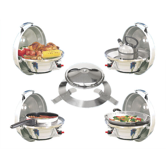 Marine Kettle 3 Combination Stove & Gas Grill, Party Size image number 3