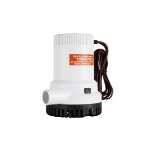 SEAFLO 01 Series 2000 GPH 12V Bilge Pump, 1-1/8" Outlet, Submersible Marine Pump with Anti-Airlock Protection