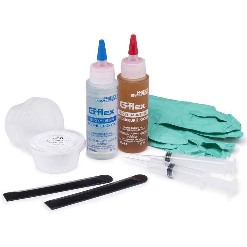 WEST SYSTEM G/Flex 650K Aluminum Boat Repair Kit West Marine