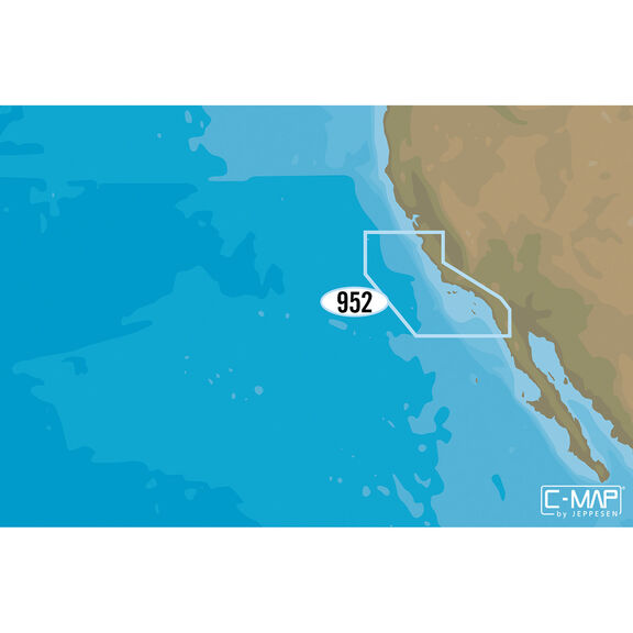 NA-D952 San Diego to Santa Cruz C-MAP 4D Chart microSD/SD Card image number 0