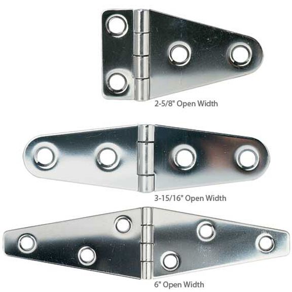 Stainless-Steel Strap Hinges image number 0