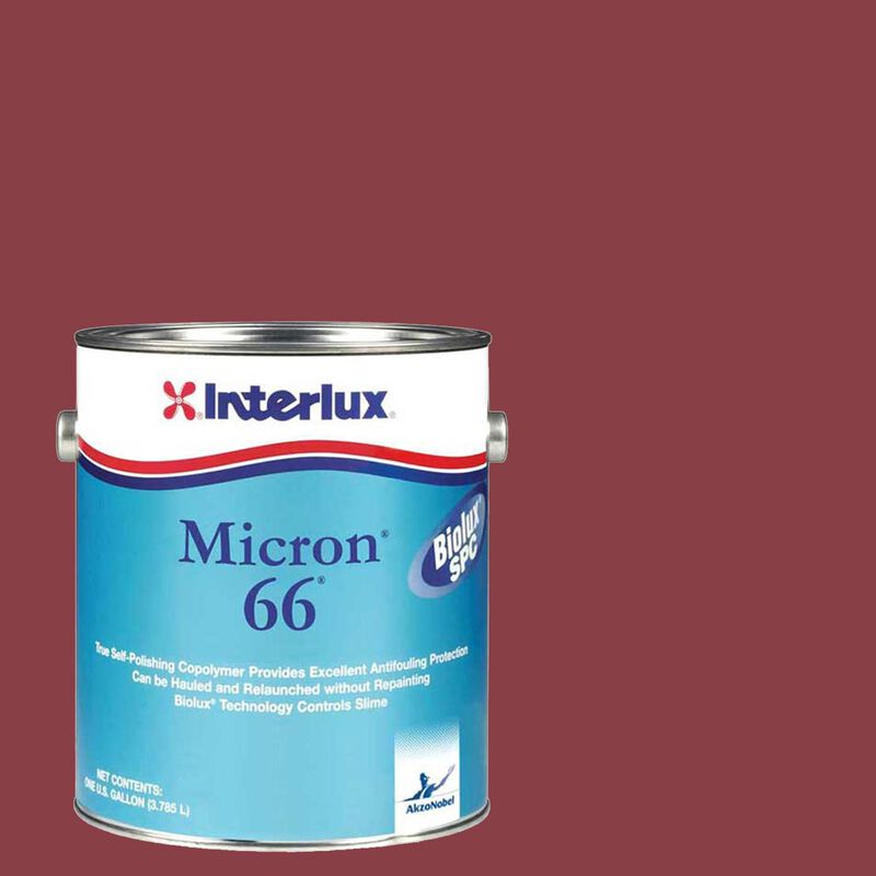 Micron 66 Bottom Paint, Red, Gallon image number 0