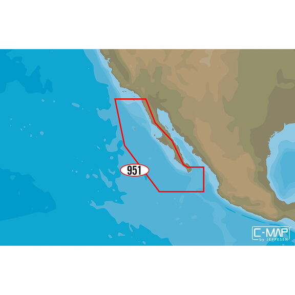 NA-D951 Cabo San Lucas, Mexico to San Diego, CA C-MAP 4D Chart microSD/SD Card image number 0
