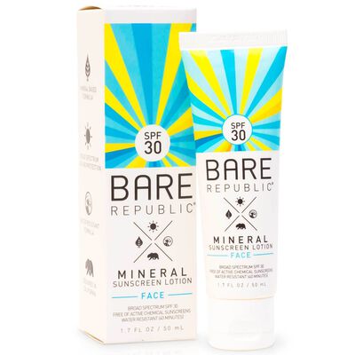 Mineral SPF 30 Face Sunscreen Lotion, 1.7oz.