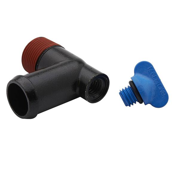 Quicksilver 862210A01 Exhaust Manifold Drain Elbow Kit, Stainless Steel image number 3