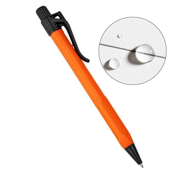 RiteRain Orange Clicker Pen image number 1