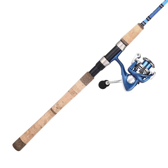 7' Custom Blue Inshore Spinning Combo, Medium Heavy Power