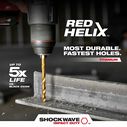 SHOCKWAVE Impact Duty&trade; RED HELIX&trade; 29 Piece Titanium Drill Bit Set image number 5