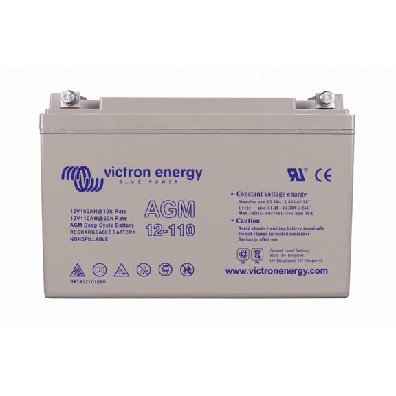 Victron Energy 12V/110Ah AGM Deep Cycle Battery image number 0