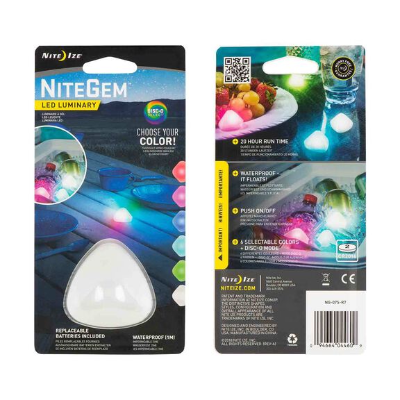 NiteGem&trade; LED Luminary - Disc-O Select&trade; image number 1