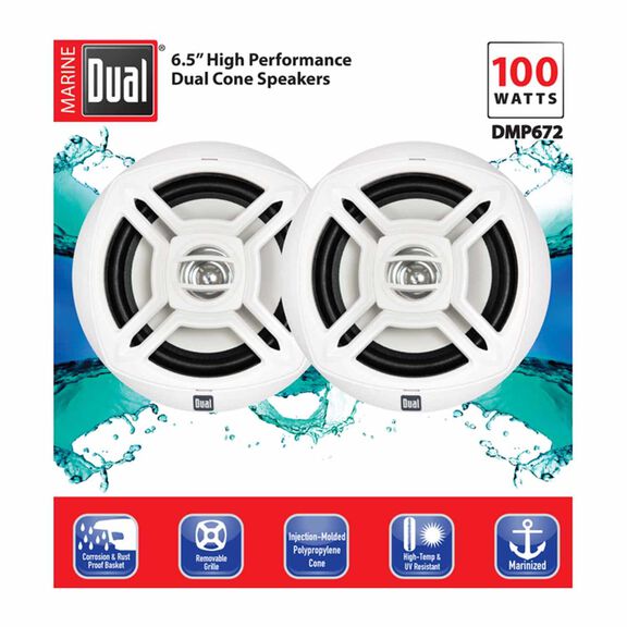 DMP672 6 1/2" Dual-Cone Speakers image number 1