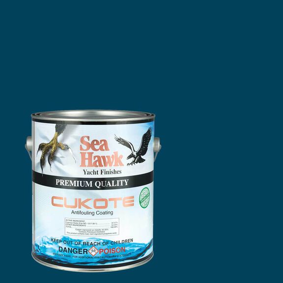 Cukote Antifouling Paint, Dark Blue, Gallon image number 0