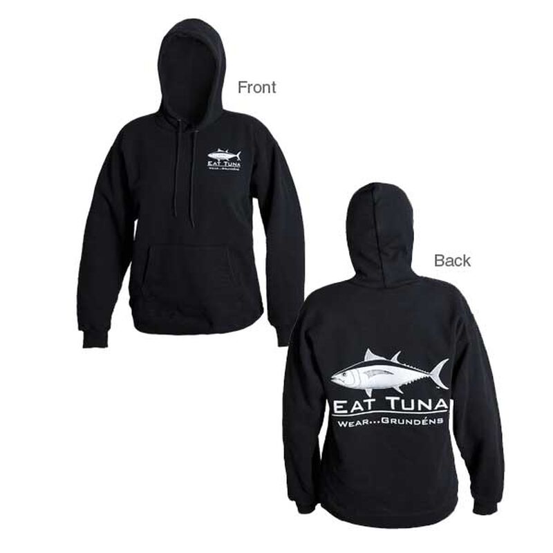GRUNDENS Men's Eat Tuna Hooded Sweatshirt, 3XL