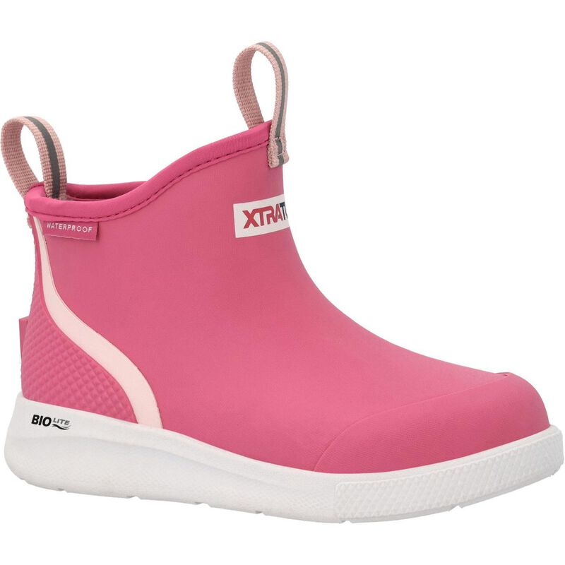 Xtratuf Kids' Ankle Deck Sport Boots, in Hot Pink, Size 7 | by West Marine
