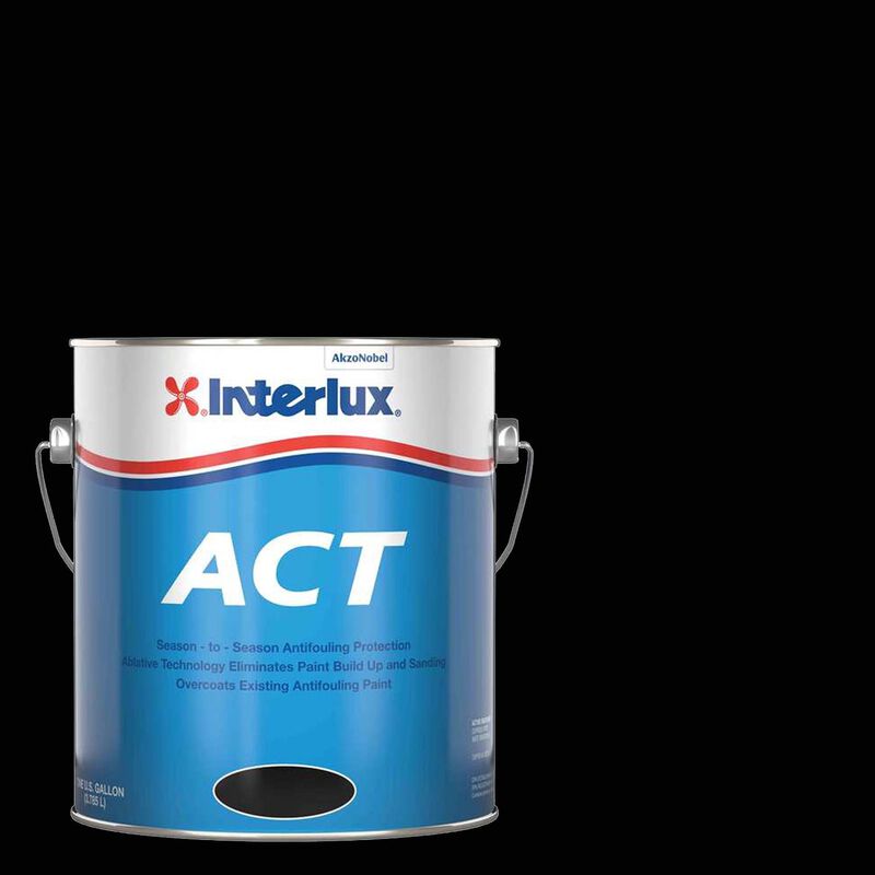 ACT Ablative Antifouling Paint, Black, Gallon image number 0