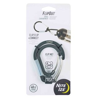 FlipOut&trade; Dual Carabiner