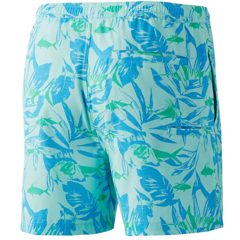 Men's Pursuit Ocean Palms Swim Trunks West Marine