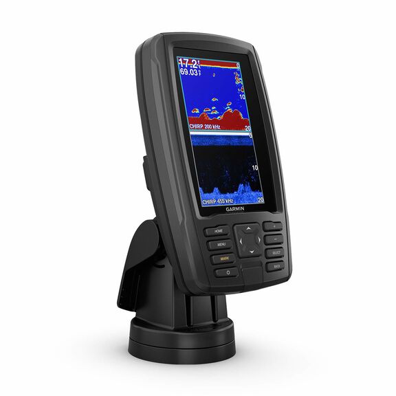 ECHOMAP&trade; Plus 44cv Fishfinder/Chartplotter Combo with CV20-TM Transducer and BlueChart g2 Coastal Charts image number 1