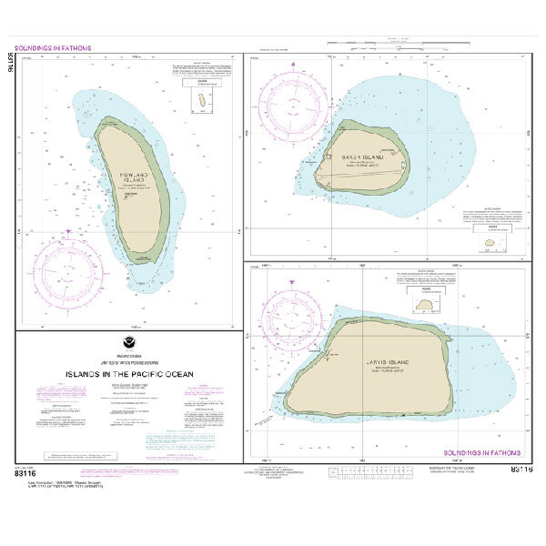 #83116 Pacific Ocean Jarvis Bake & Howland Islands