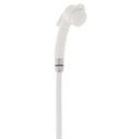 Recessed Shower Arctic White Cup & Lid, Small Arctic White Sprayer, 10' White Rubber Hose image number 8