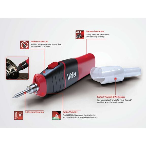 Battery Powered Soldering Iron, 8W image number 3