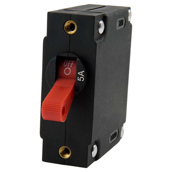 A-Series AC/DC Single Pole Panel Mount Circuit Breakers image number 0