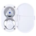 Trinidad Transom Shower Cold Only, Arctic White Cup & Lid, Small Arctic White Sprayer, 6' Stainless Steel Hose, Chrome Trinidad Handle image number 6