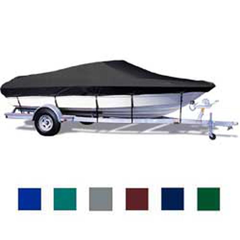 Tournament Ski Boat Cover, I/O, Pacific Blue, Hot Shot, 23'5"-24'4", 102" Beam image number null