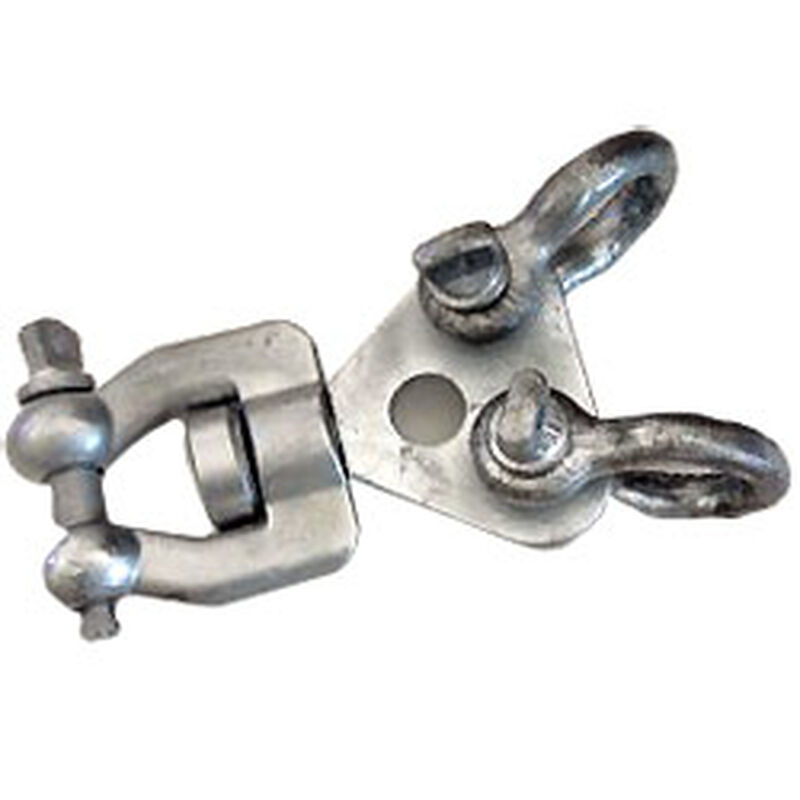 Monohull Bridle Plate Mooring System with Shackle Attachment Points West Marine