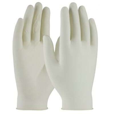 5 Mil Powder-Free Disposable Latex Gloves, 100-Pack, Medium